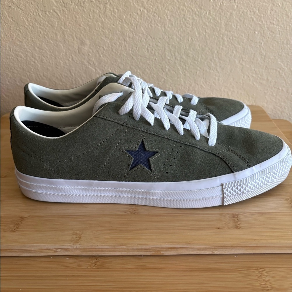 New Converse One Star Pro x Turnstile Collab Sneakers Suede Green M10.5/W12 - Picture 4 of 8